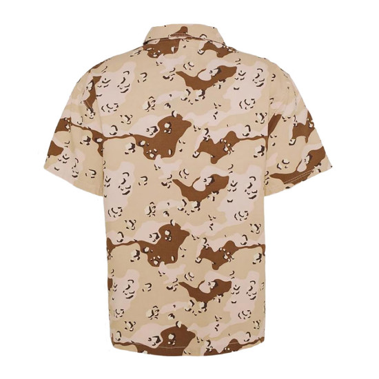 Karl Kani Ανδρικό κοντομάνικο πουκάμισο Small Signature Washed Camo Resort Shirt